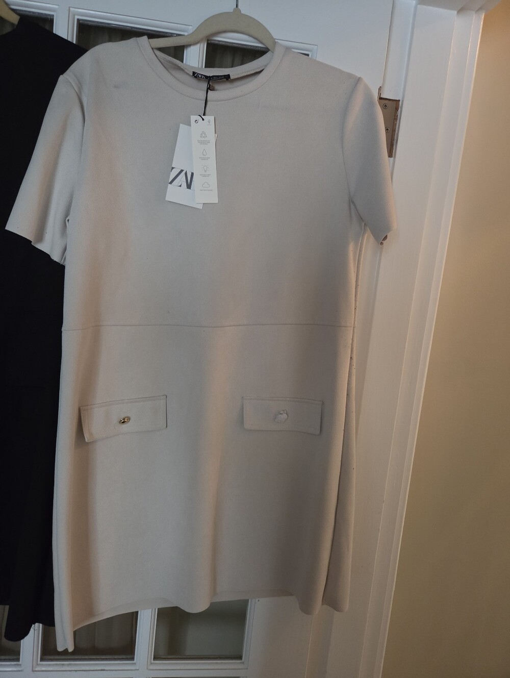 2 Zara Shift Dresses NWT SZL - Picture 5 of 7